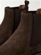 Christian Louboutin - Alpino Suede Chelsea Boots - Brown