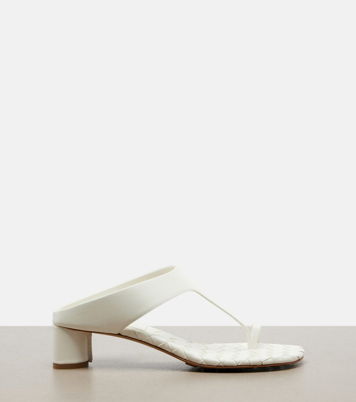 Bottega Veneta Livia Intrecciato leather thong sandals