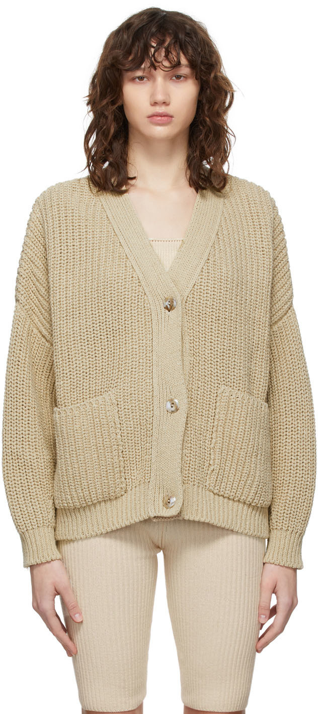 CORDERA Beige Chunky Cardigan CORDERA