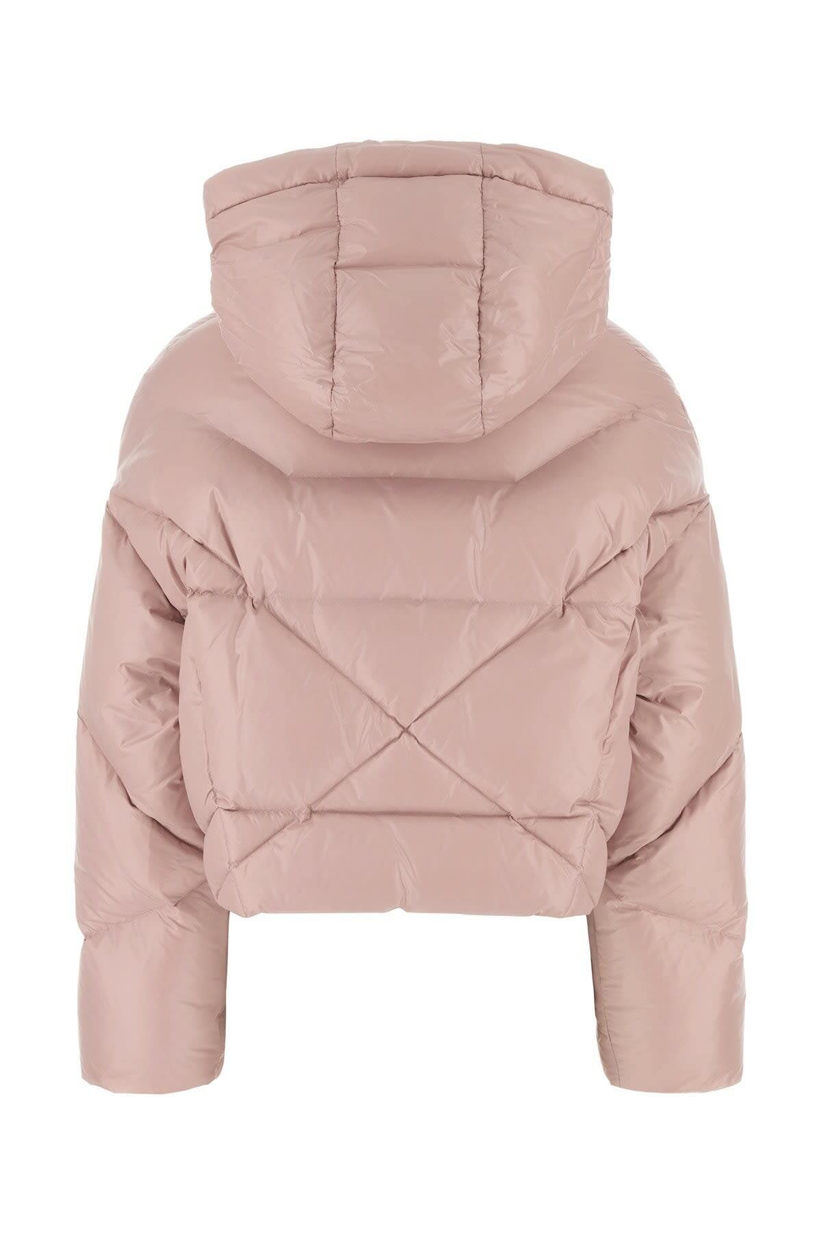 Khrisjoy Pastel Pink Nylon Down Jacket