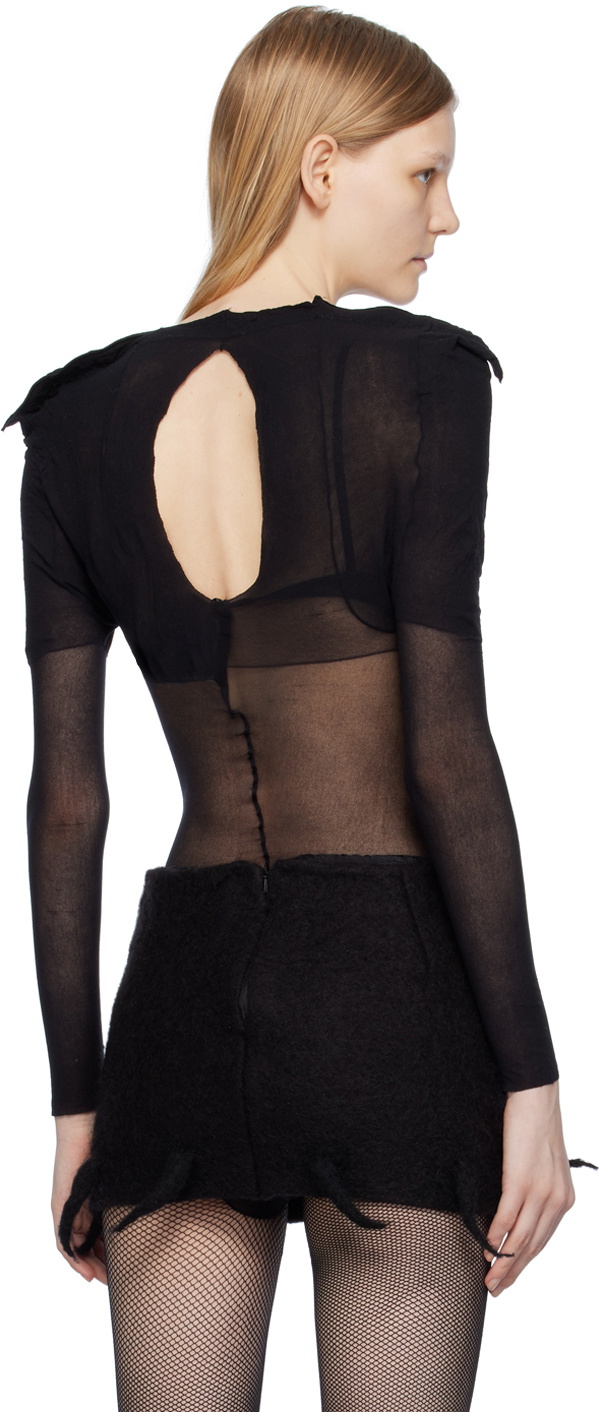 HODAKOVA Black Stocking Long Sleeve T-Shirt