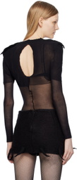 HODAKOVA Black Stocking Long Sleeve T-Shirt