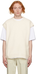 Solid Homme Off-White Sleeveless Crewneck