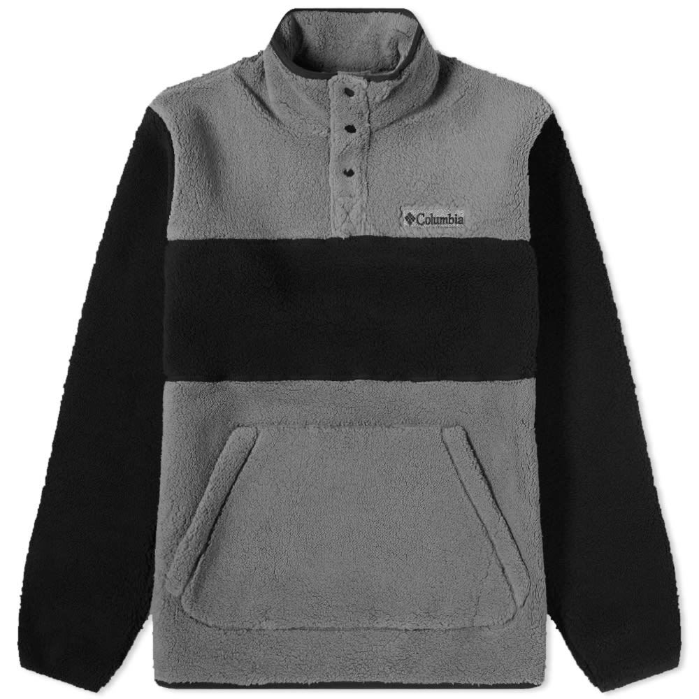 Columbia Men's Back Bowl™ Zip Through Fleece in Black/Dark Stone