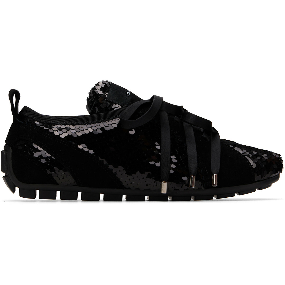 Simone Rocha Black Ballerina Grip Trainer Sneakers