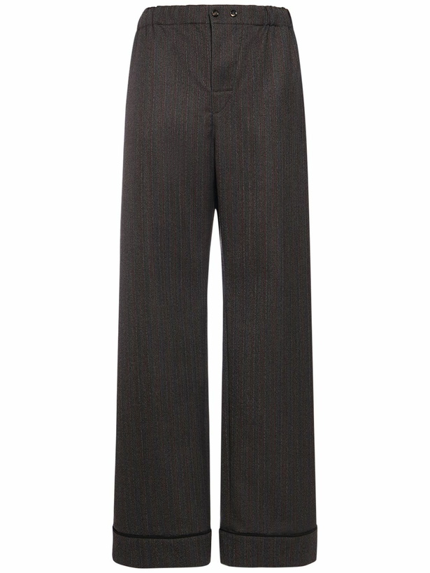 Photo: BOTTEGA VENETA - Wool Chevron Pants