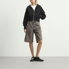 Dime Women's Denim Shorts in Premium Brown