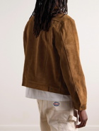 Cherry Los Angeles - Suede Trucker Jacket - Brown