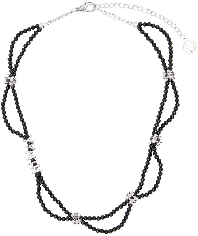 Photo: YVMIN Black Double Beaded Necklace