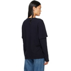 AGOLDE Navy Lois T-shirt