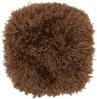 Anna Sui SSENSE Exclusive Brown Faux-Fur Muff Hand Warmer