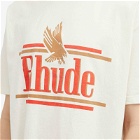Rhude Men's Rossa T-Shirt in Vtg White