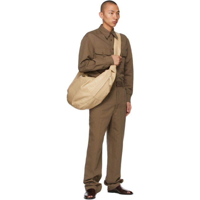 Lemaire Brown Military Chino Trousers Lemaire