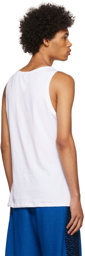 Versace Underwear Two-Pack White Boat Neck Tank Tops