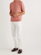 Mr P. - Knitted Cotton-Jacquard T-Shirt - Pink