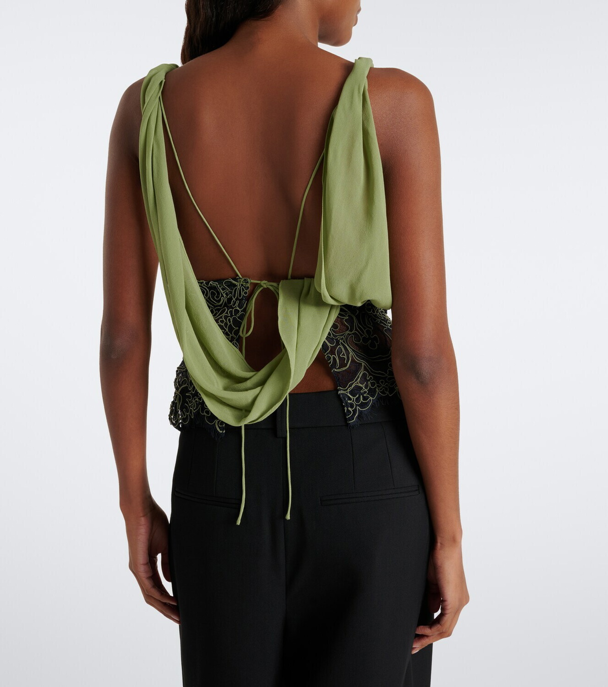 Christopher Esber Aluna lace top