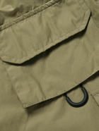 FrizmWORKS - Nyco Straight-Leg Nylon and Cotton-Blend Cargo Shorts - Green