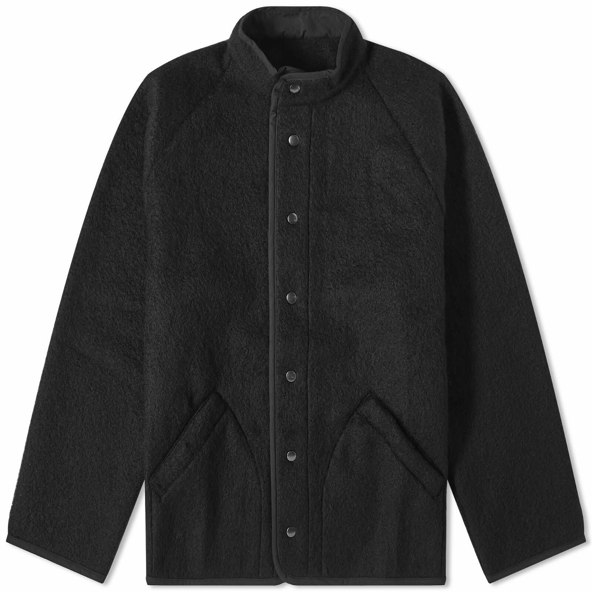 Photo: Arpenteur Men's Contour Brushed Wool & Mohair Jacket in Black