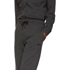 Boss Grey Embroidered Logo Lounge Pants