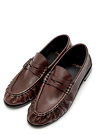 Saint Laurent Le Loafer 15 Leather Loafers Brown
