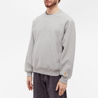 DIGAWEL Men's Reverse Weave Crew Sweat in Grey