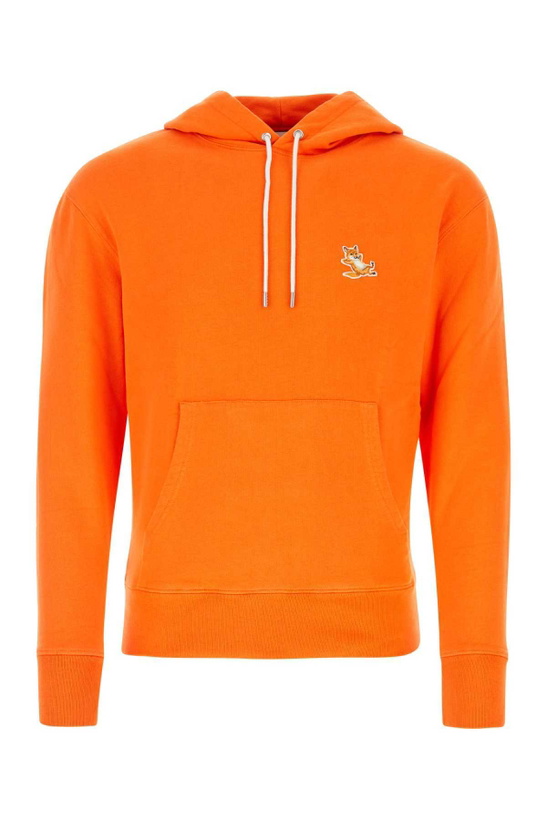 Photo: Maison Kitsuné Orange Cotton Sweatshirt