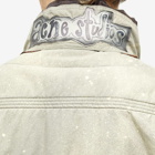 Acne Studios Men's Ovitor Poplin Popover Jacket in Mud Grey