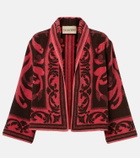 Valentino Cotton terry jacquard jacket