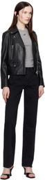 Ksubi Black Amplify Leather Jacket