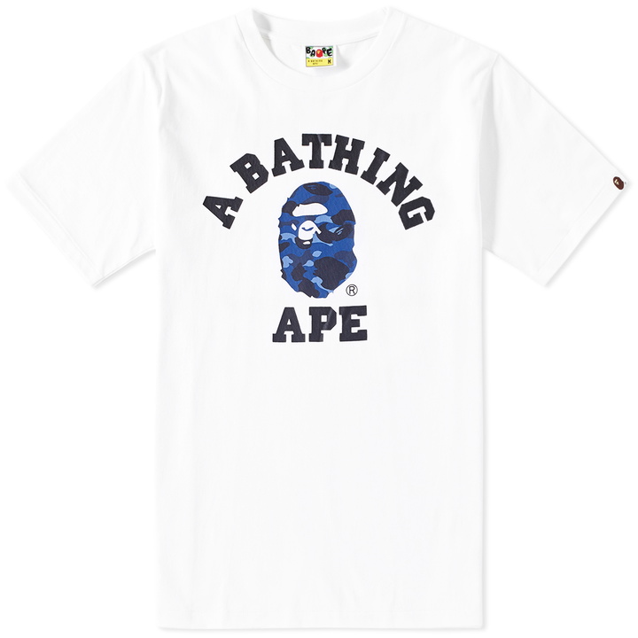 Photo: A Bathing Ape Colour Camo College Tee