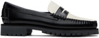 Sebago Black & White Dan Lug Loafers