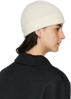 Arch The SSENSE Exclusive Off-White Cashmere Beanie