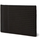Alexander McQueen - Perforated Leather Cardholder - Black