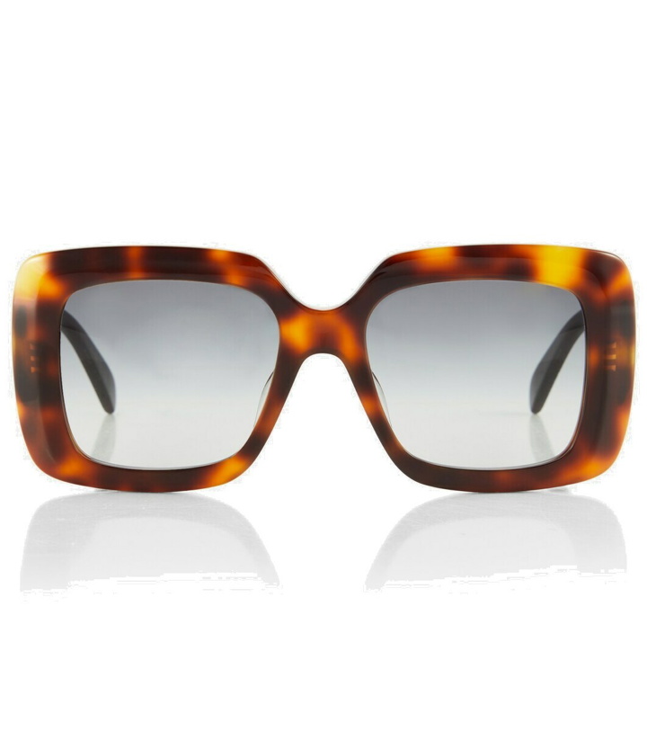 Photo: Celine Eyewear Bold 3 Dots square sunglasses