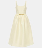 Self-Portrait Taffeta midi dress