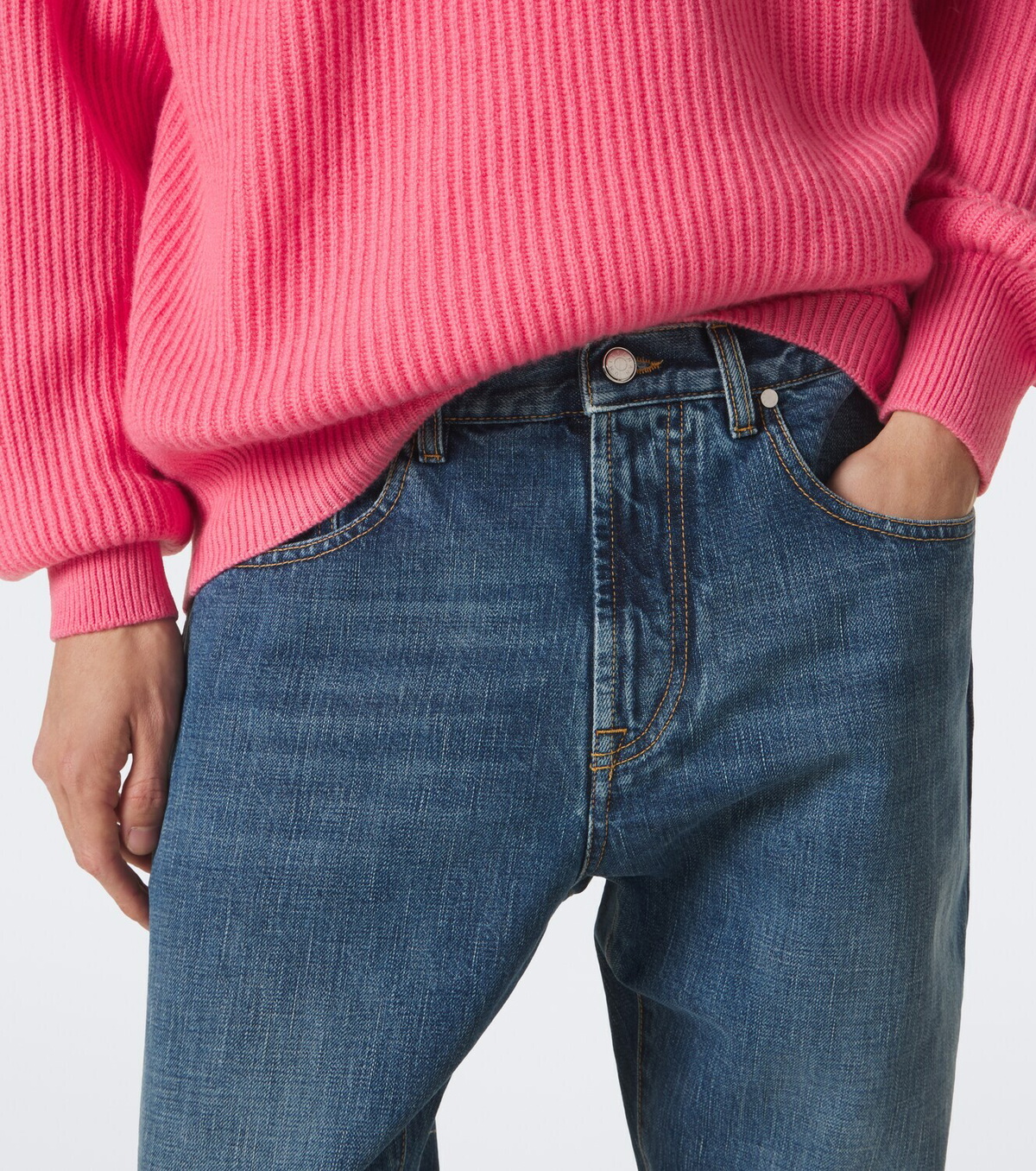 Umit Benan Kevin faded straight jeans