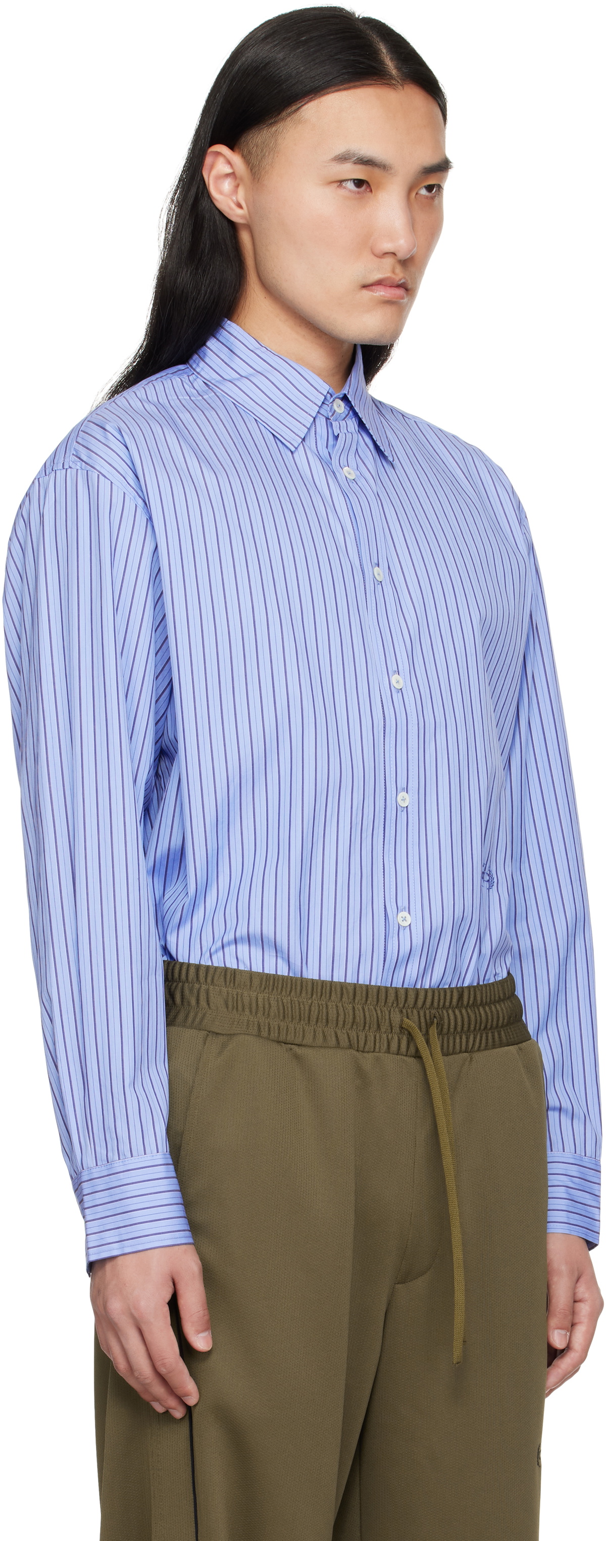 Commission Blue Stripe Banker Shirt