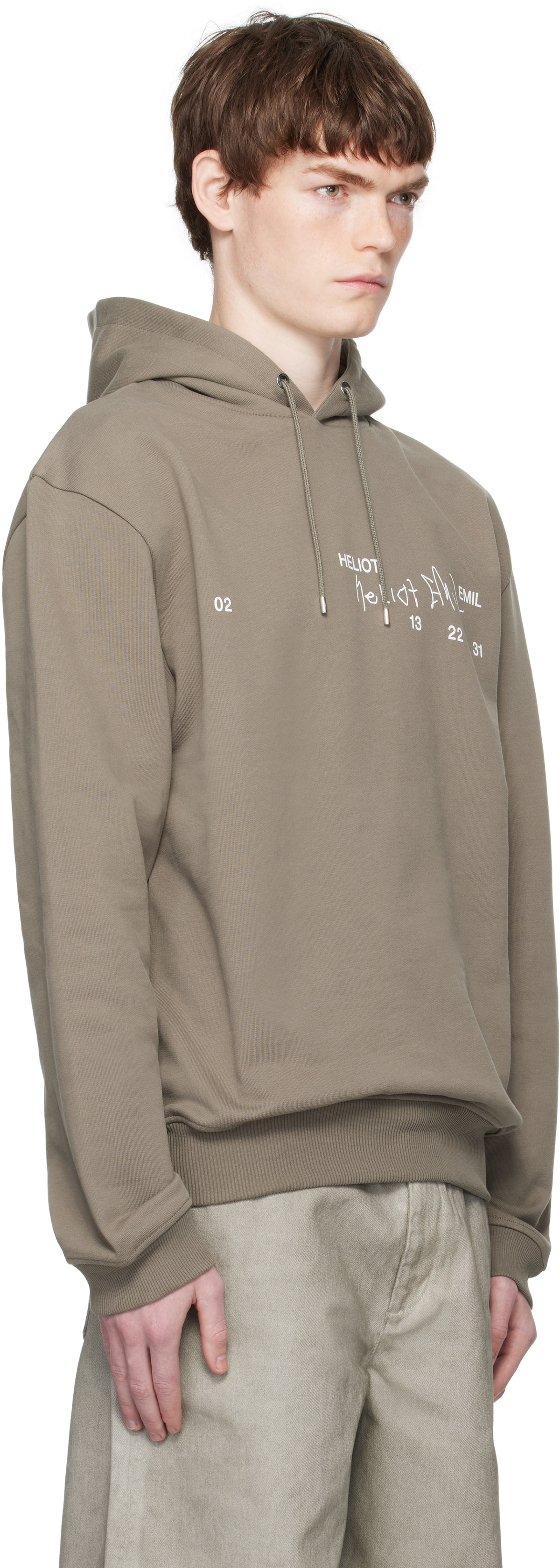 HELIOT EMIL Gray Fulgens Hoodie
