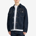 Billionaire Boys Club Men's Script Logo Denim Jacket in Indigo