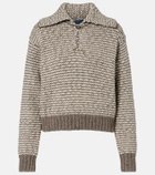 Polo Ralph Lauren Striped cotton and wool-blend polo sweater