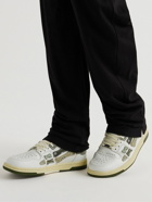 AMIRI - Skel-Top Bandana-Print Leather High-Top Sneakers - Green