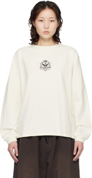 Rhude Off-White Grand Cru Crest LS T-shirt