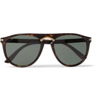 Cartier Eyewear - Round-Frame Tortoiseshell Acetate and Gold-Tone Polarised Sunglasses - Tortoiseshell