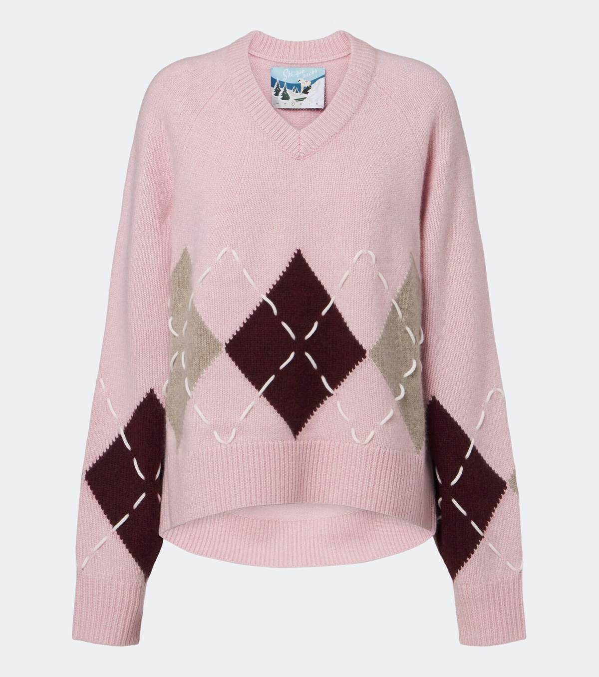 Arch4 Sloane argyle cashmere sweater