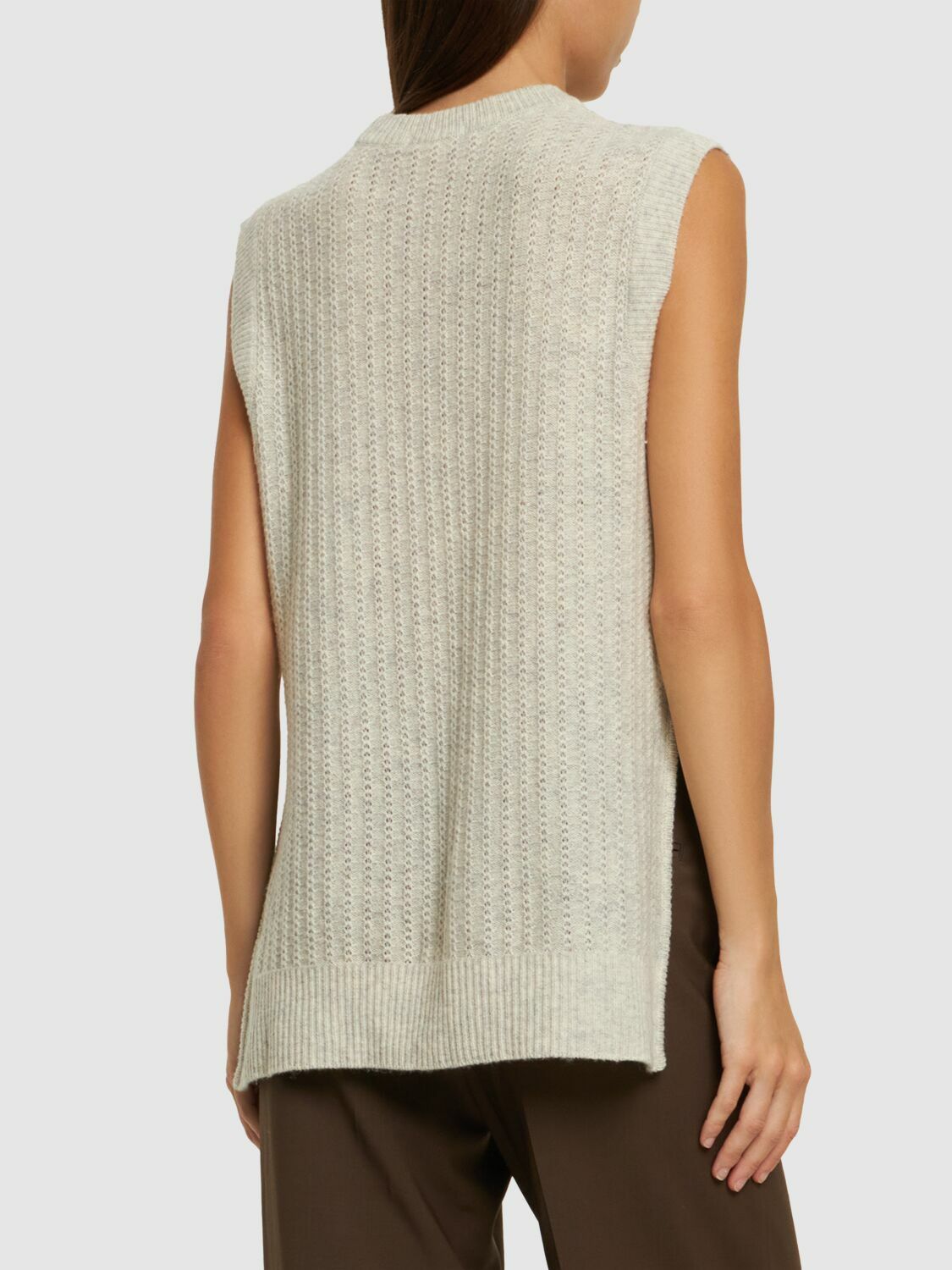 DESIGNERS REMIX Carmen Slit Wool Vest