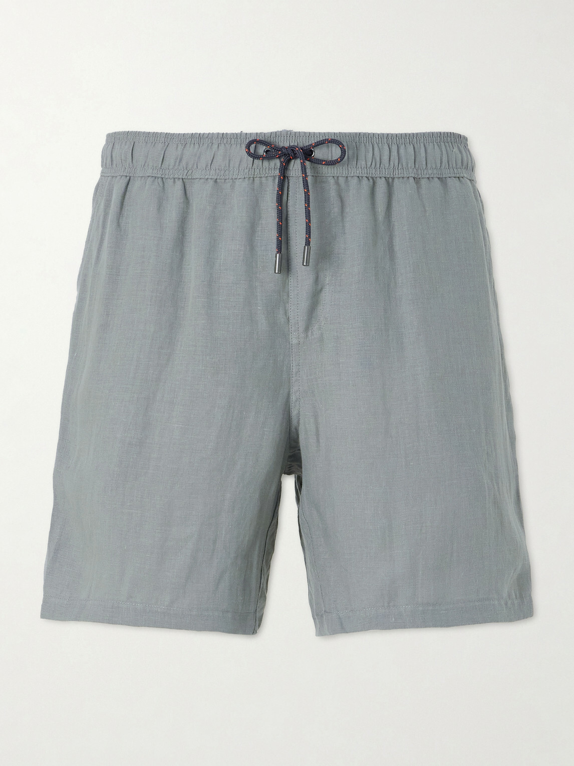 SEASE - Cod-2 Straight-Leg Hemp Drawstring Shorts - Green