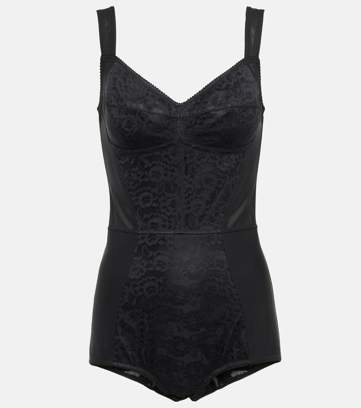 ブラジャー DOLCE  GABBANA Women Bodysuit Tops O1F10TONN77N0000 Black Balconette one-piece swimsuit in Black for Women