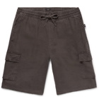 Onia - Tom Slim-Fit Linen Drawstring Cargo Shorts - Men - Charcoal