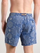 Vilebrequin - Mistral Embroidered Straight-Leg Swim Shorts - Blue