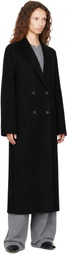LISA YANG Black Doublé Shawl Coat